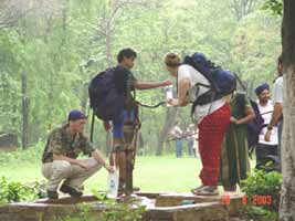 Pumping water at top of hill