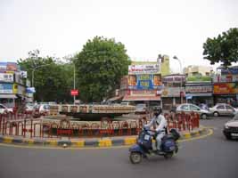 A Delhi roundabout